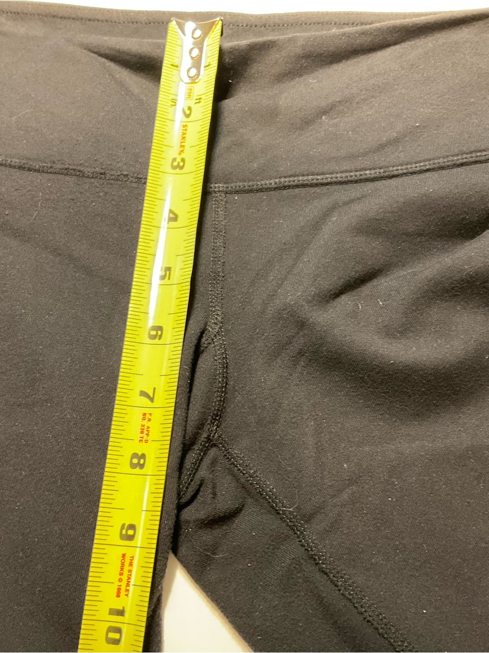 Lululemon Wunder Under Crop Legging Black Low Rise Womens Sz 8 - Picture 4 of 9